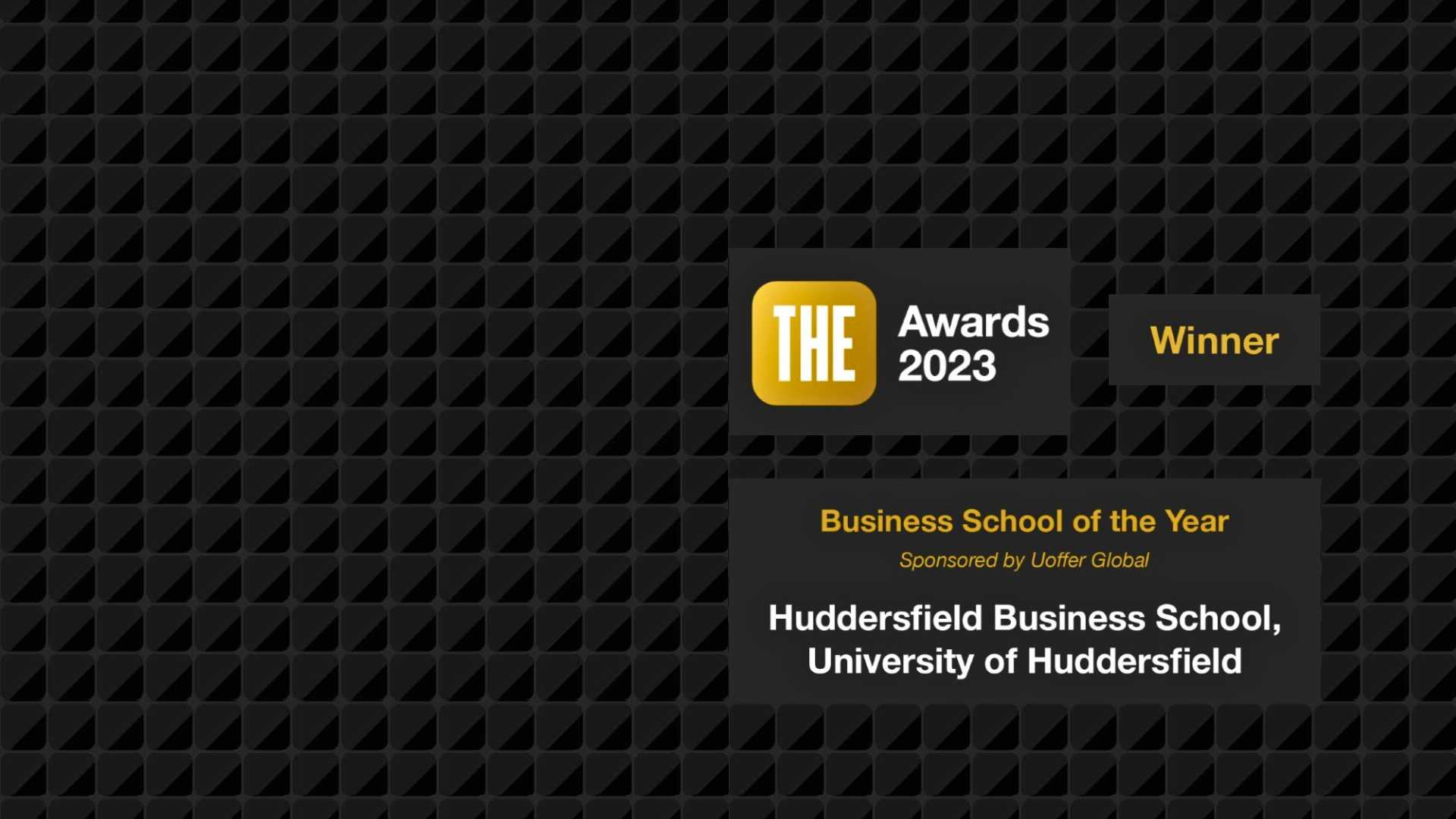 THE Awards 2023 - Business School of the Year 2023