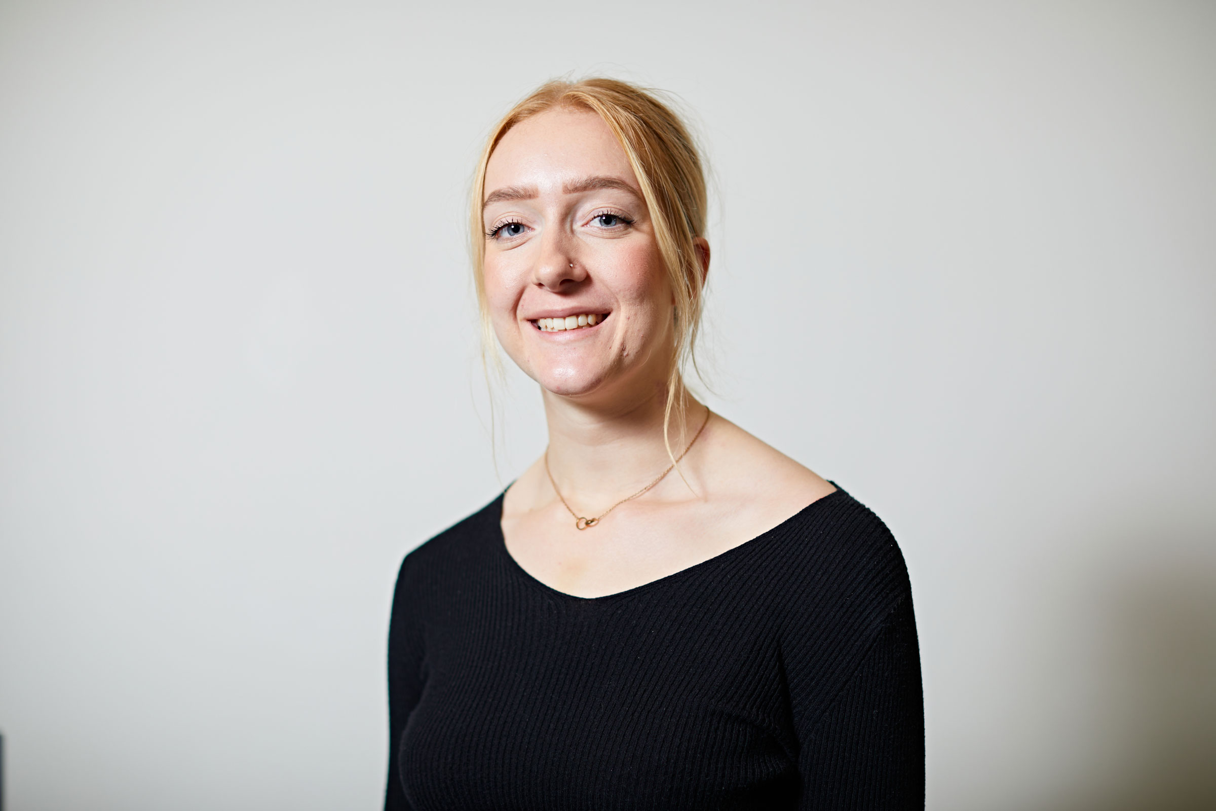 A smiling female student