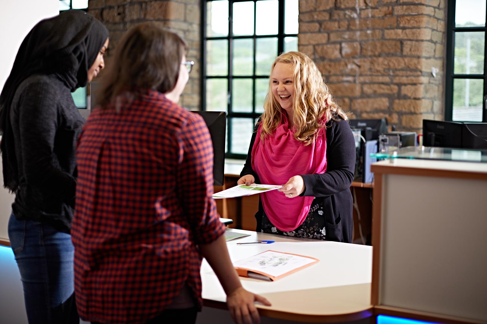 Student Support help desk in the School of Computing and Engineering