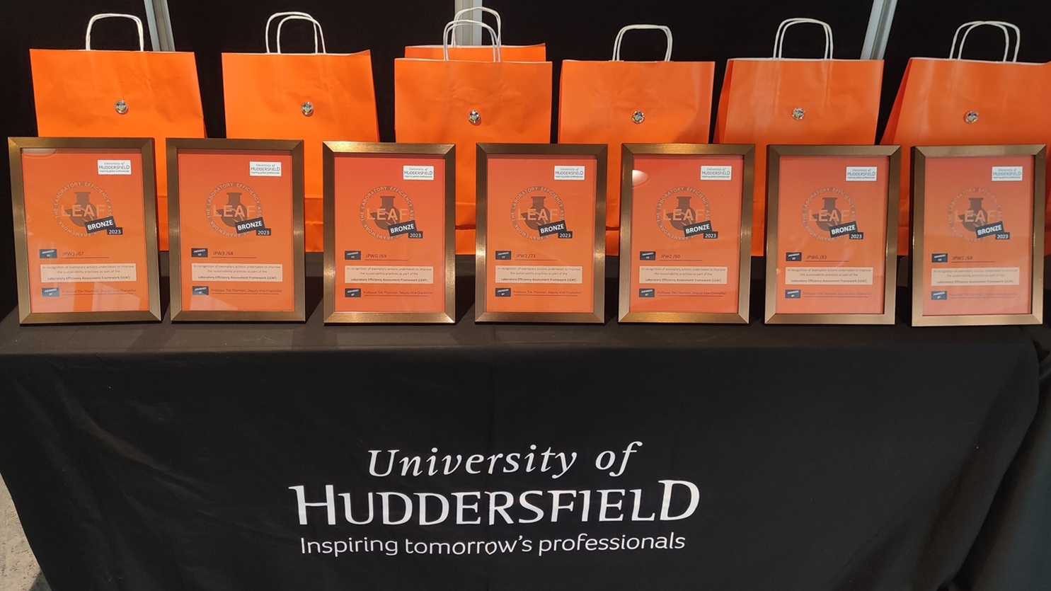 LEAF Awards 2023-Certificates and gifts