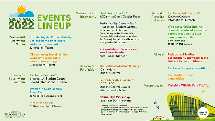  Green Week timetable