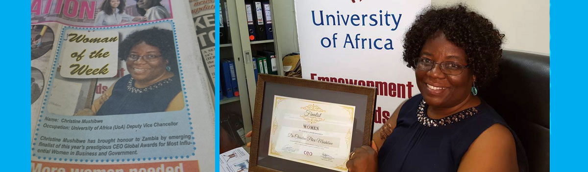 Hudds PhD wins regional final of Africa Most Influential Women ...