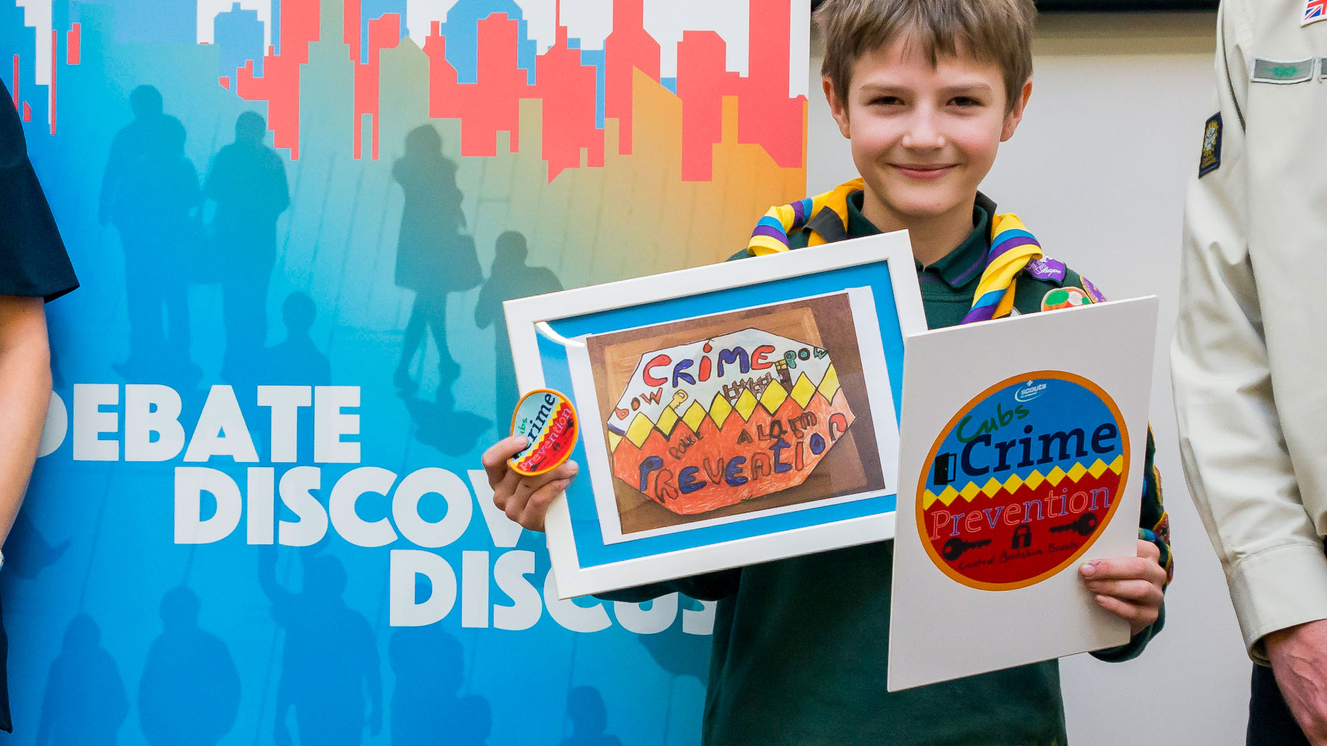 Cub Scout crime day