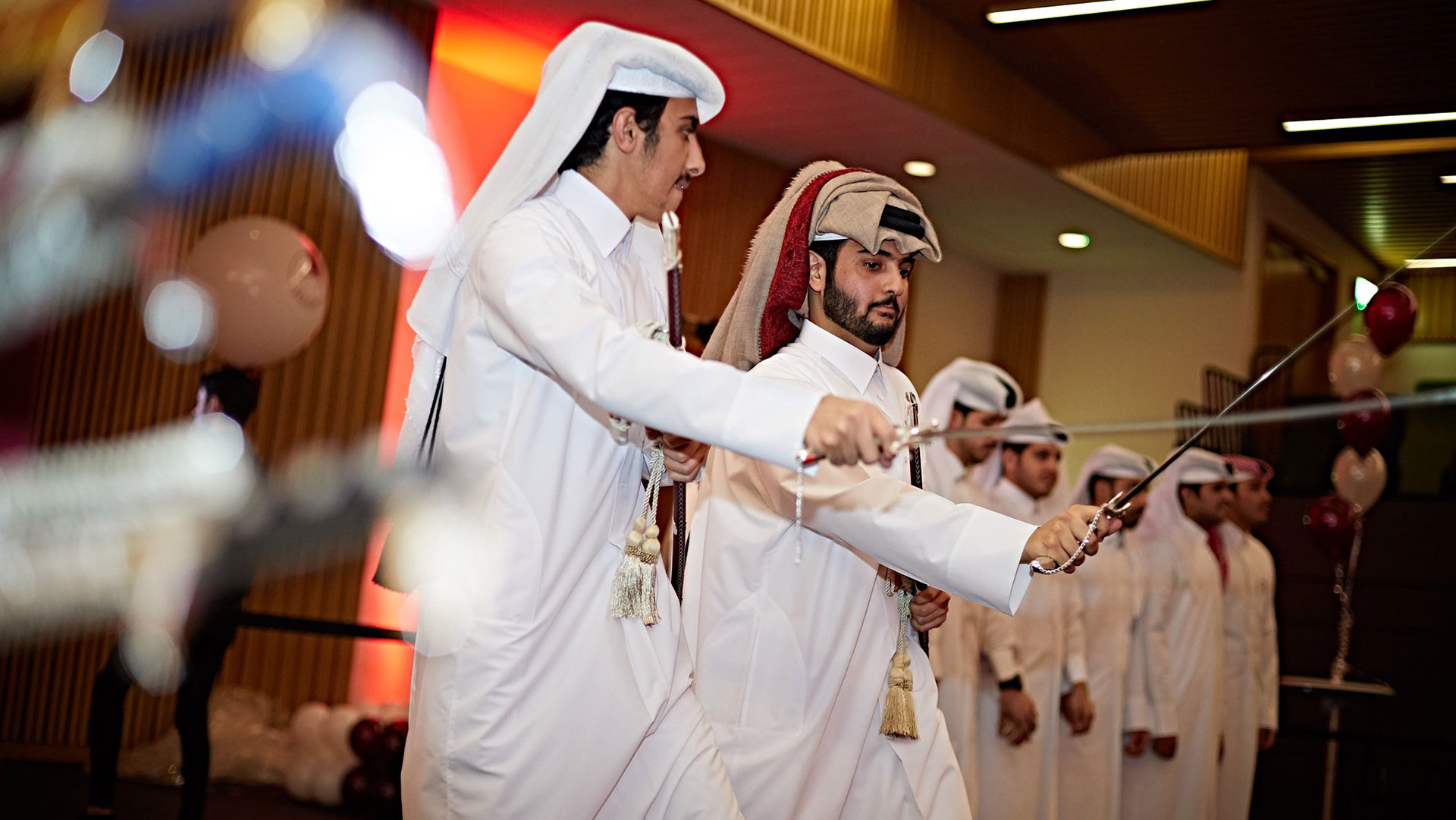 Huddersfield students celebrate Qatar National Day 2019 