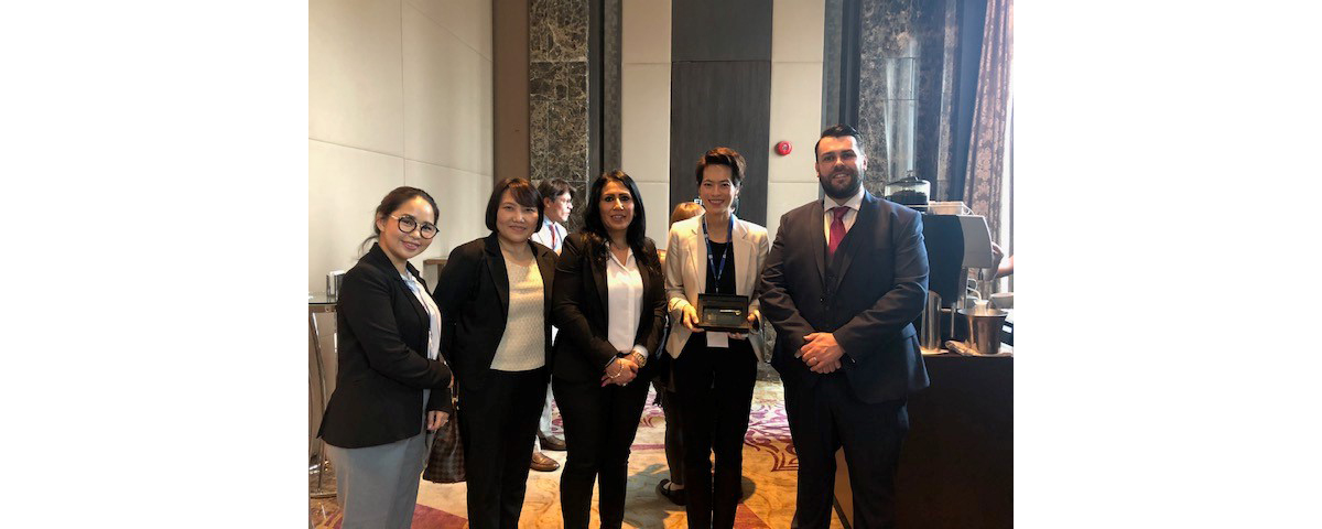 Pictured (l-r) Lieutenant Colonel Nutthika Keeratithammakrit, Mahidol University Associate Professor Sunee Kanyajit, Dr Maria Ioannou, Mahidol University’s VP for International Relations Professor Nopraenue Sajjarax Dhirathiti and Dr John Synnott 