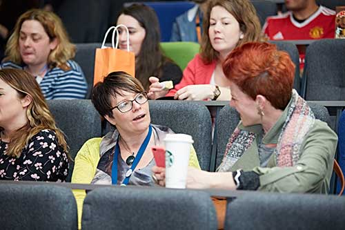 Audience at support staff conference