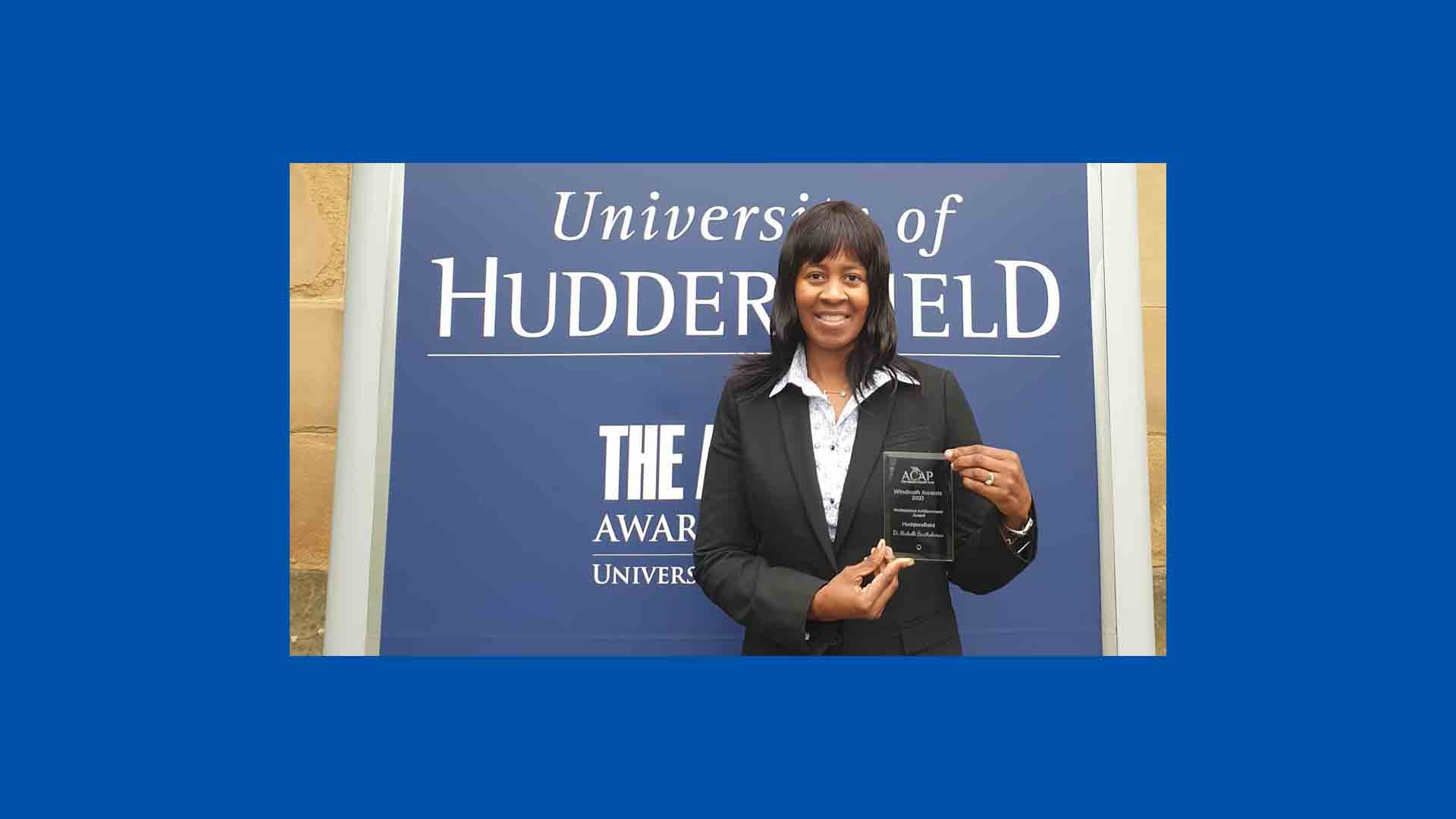 Michelle Bartholomew wins ACAP Windrush awards - University of Huddersfield