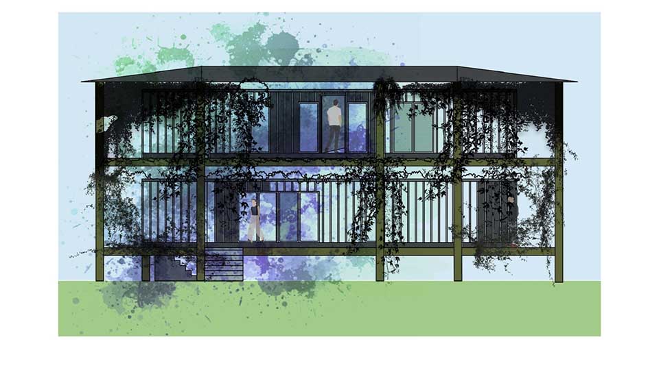 A design of a proposed eco hostel in Holmfirth