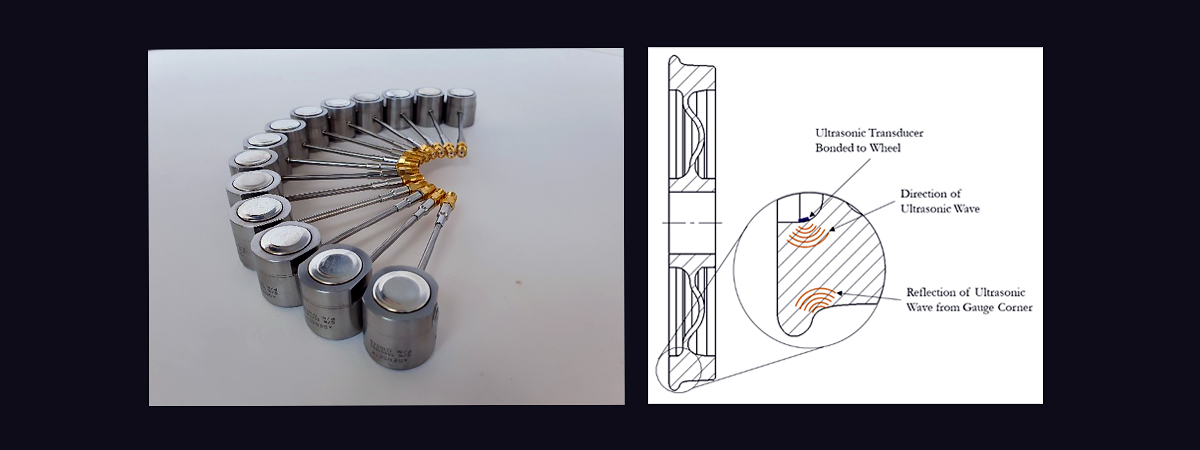 Safer railway track lubrication measurement system diagram