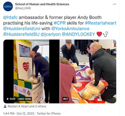 Andy Booth does cpr