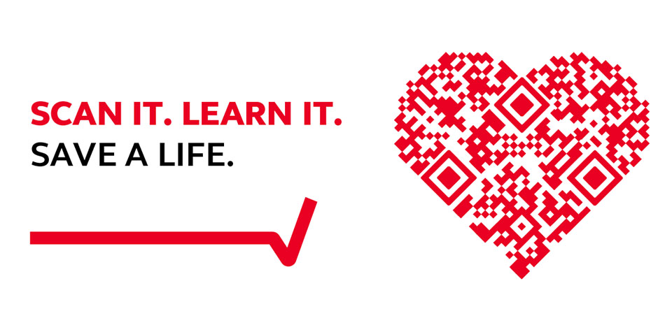 A QR code on restarting a heart