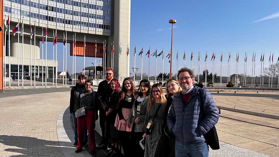 Students at the UN in Vienna