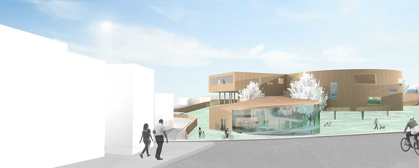 A design of an arts and community centre