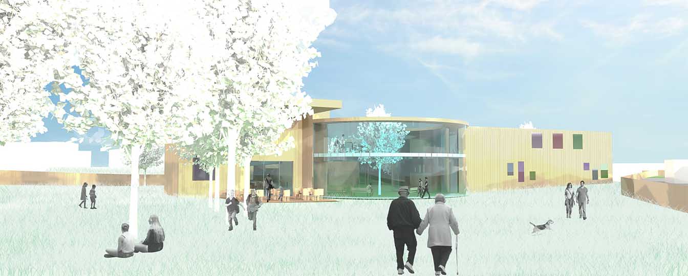 A design of an arts and community centre