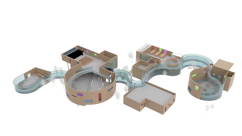 A design of an arts and community centre