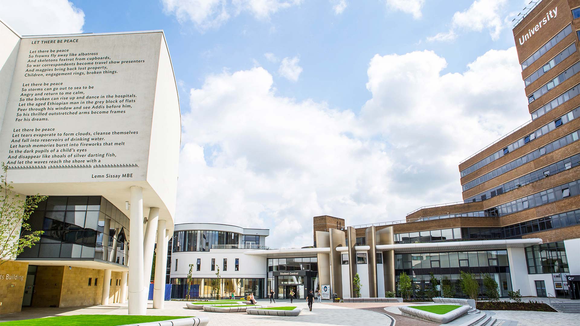 University Square at the University of Huddersfield