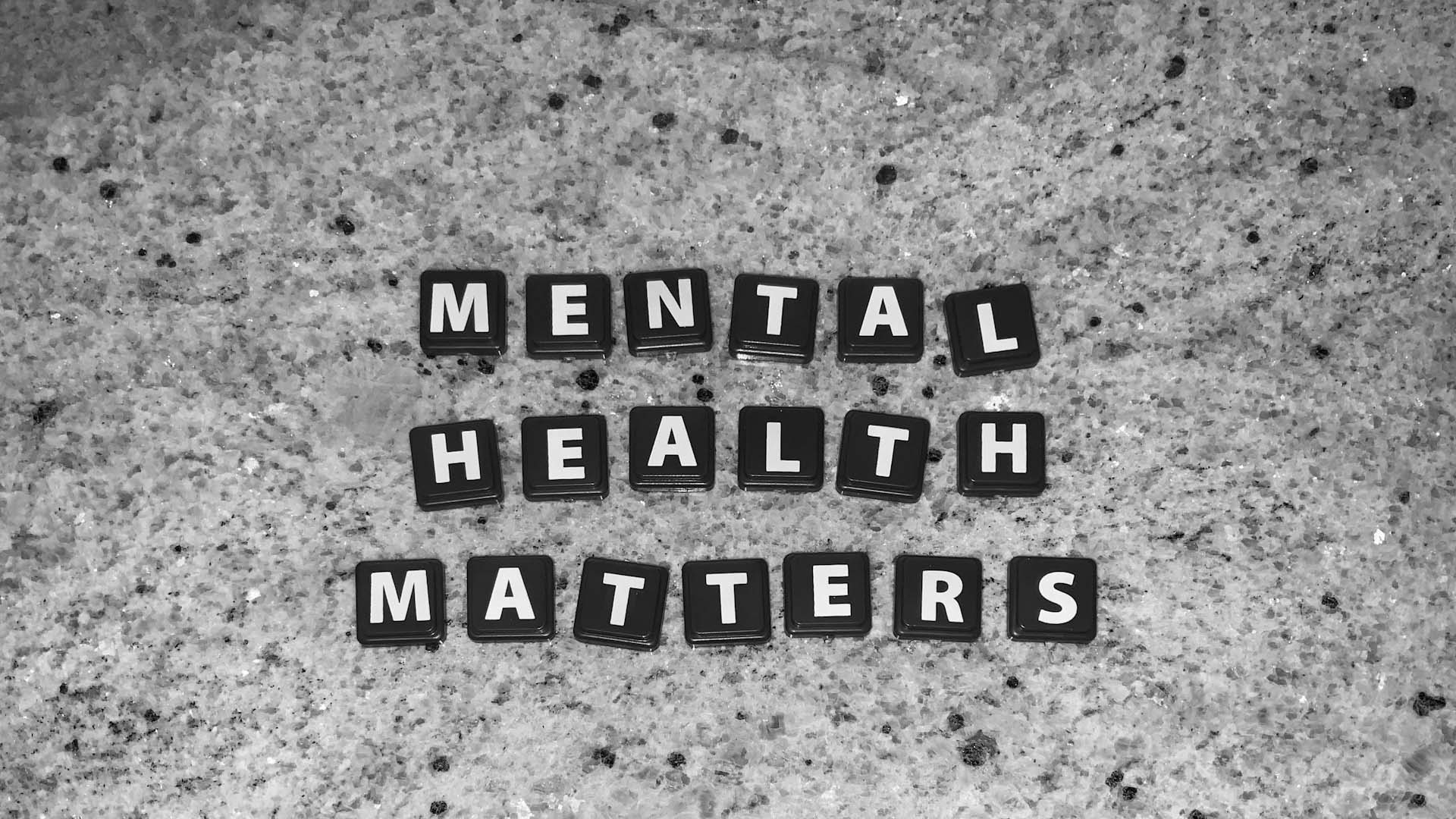 Mental health matters sign