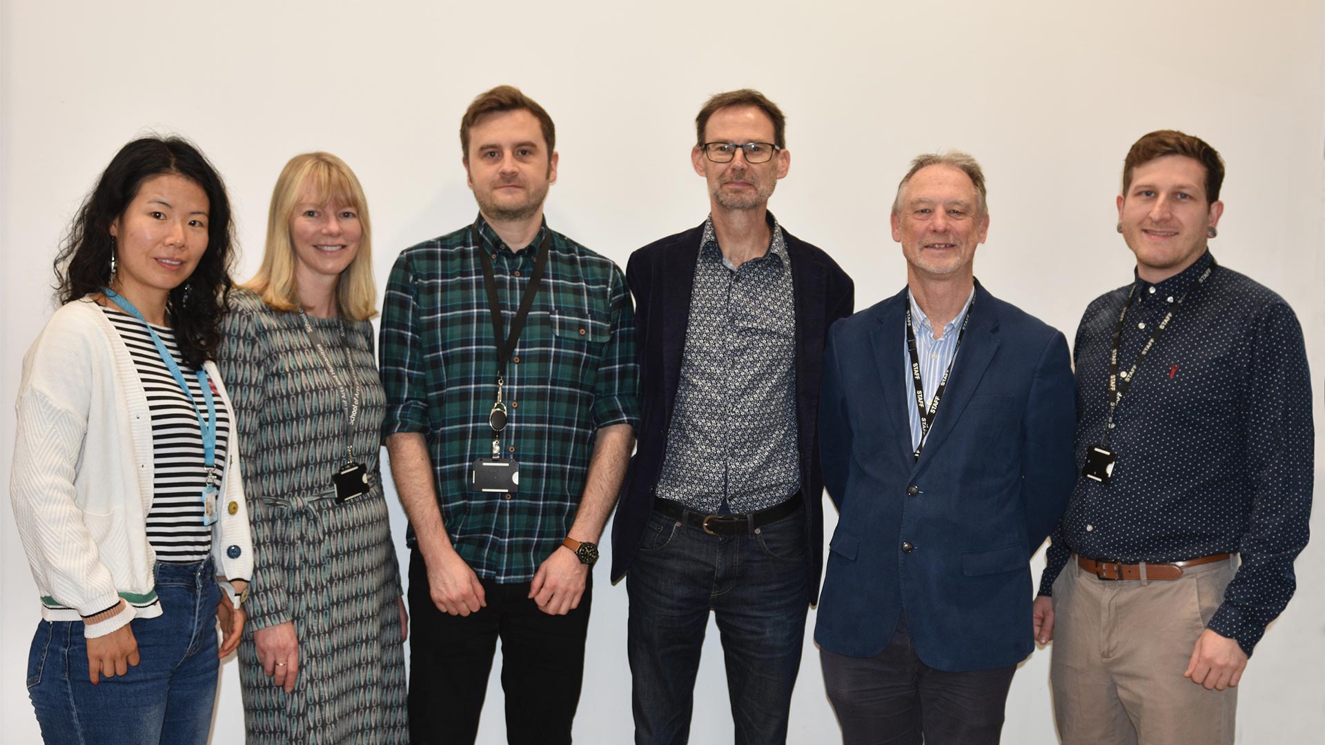 A group of people at the University of Huddersfield