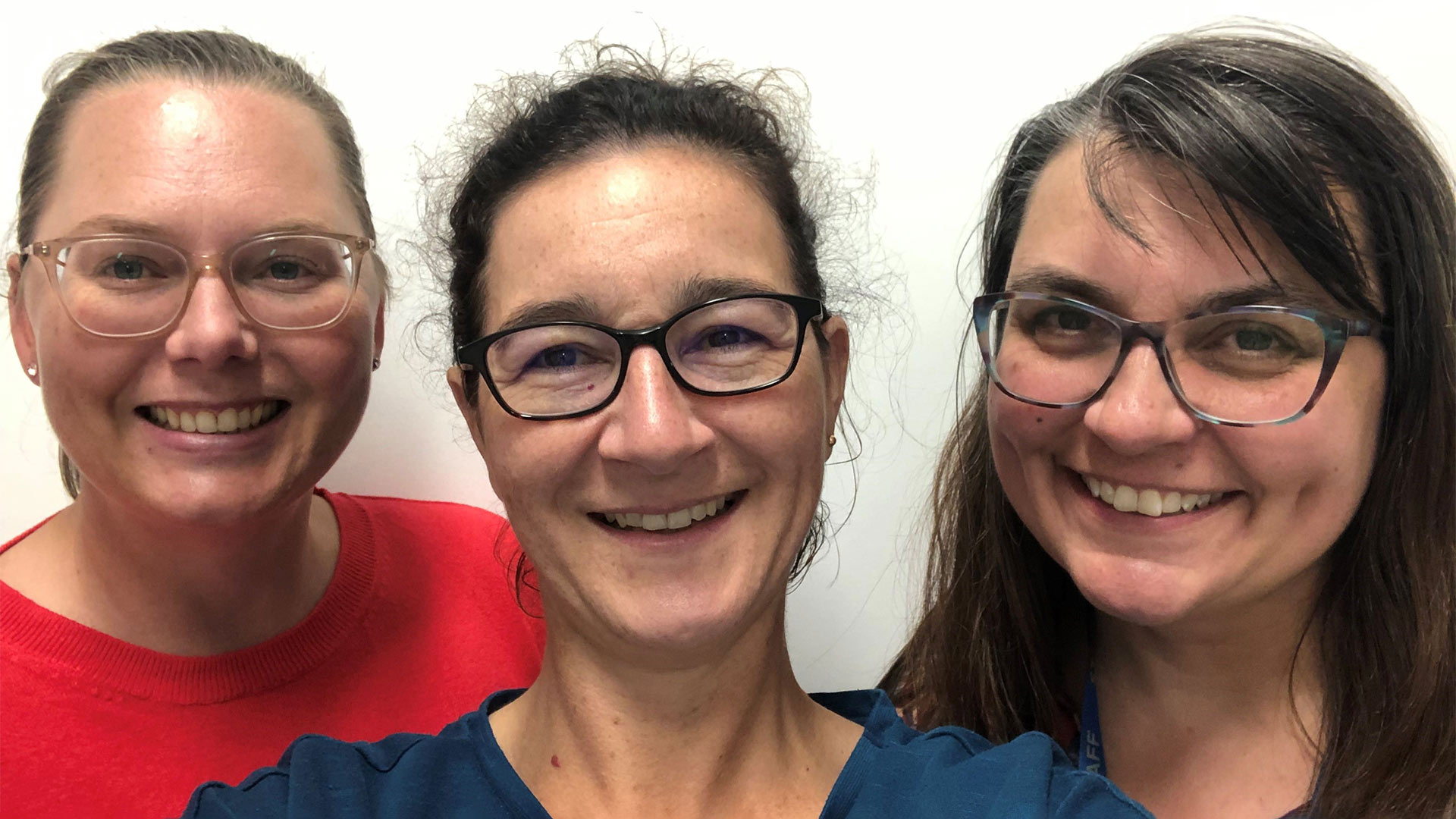 Lauren Coetzee, Rebekka Heitmar and Kate Doorduyn of the University of Huddersfield