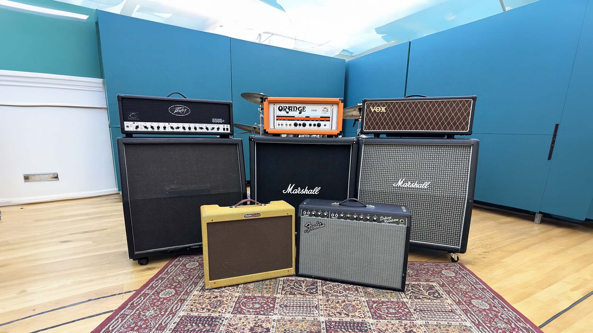A collection of amplifiers