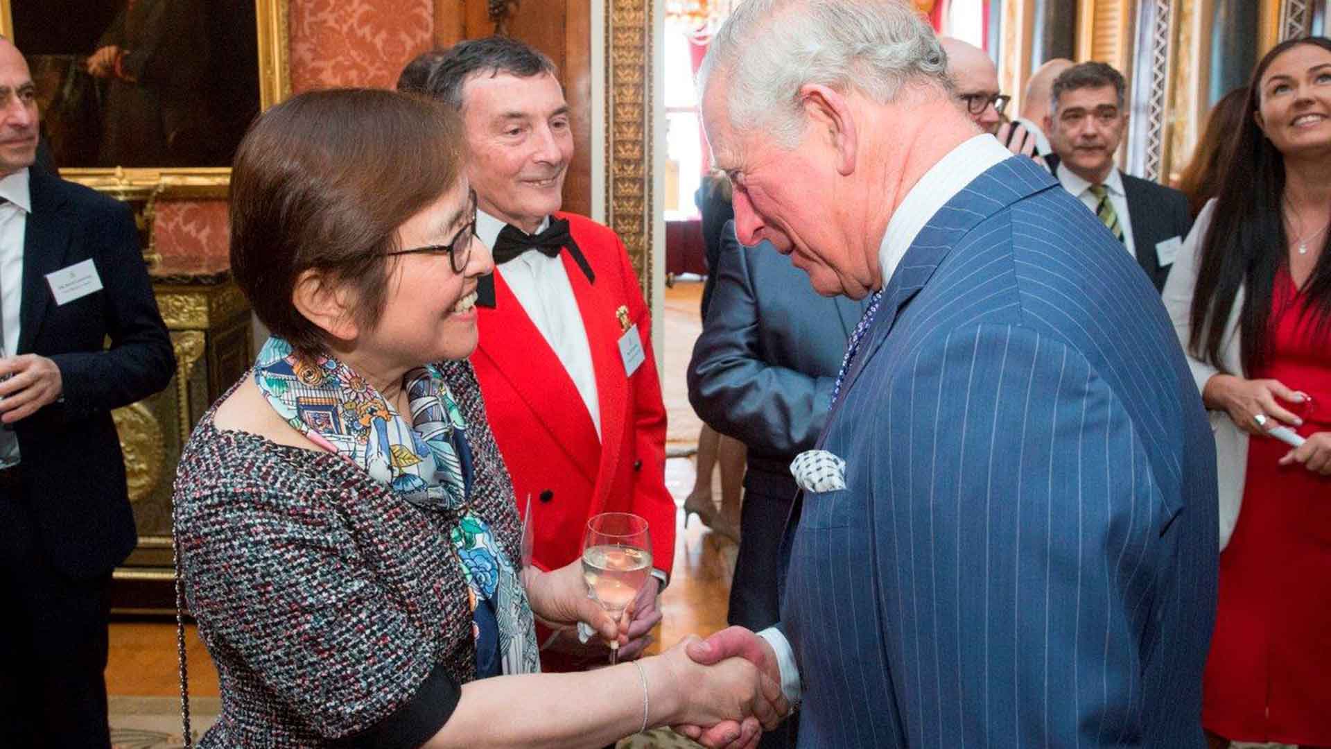 Prof Dame Jane Jiang visits Buckingham Palace