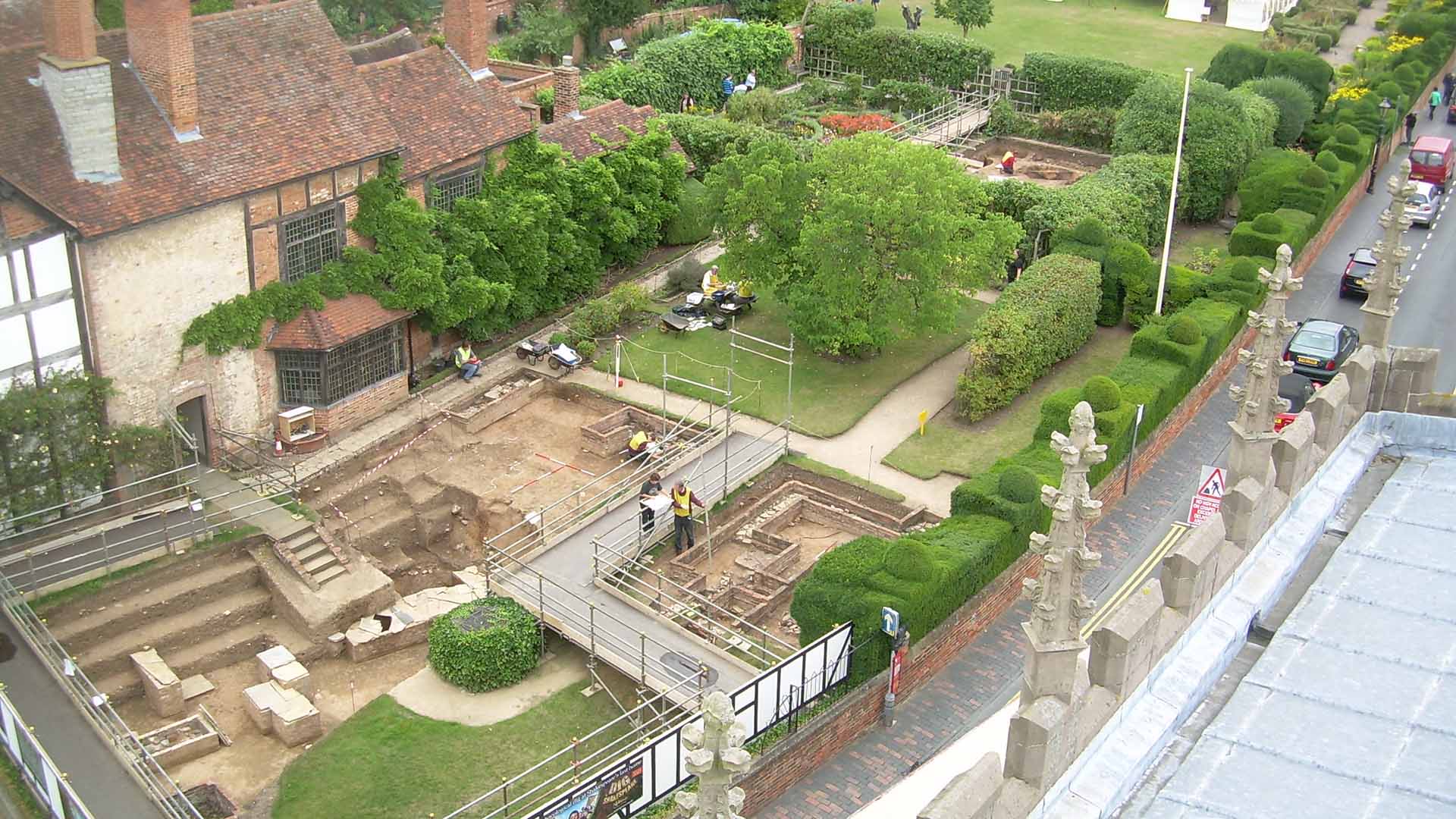 New Place archaeological excavations