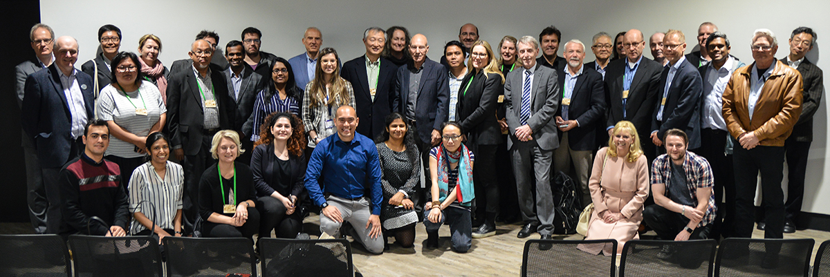 CIB delegates pictured with Sir Patrick Stewart